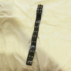 Black transparent belt